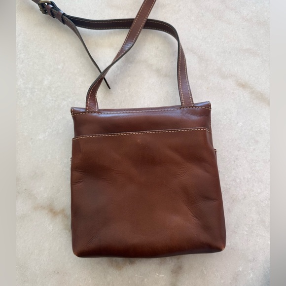 Patricia Nash Leather Signature Map Granada Crossbody Bag - Picture 5 of 5